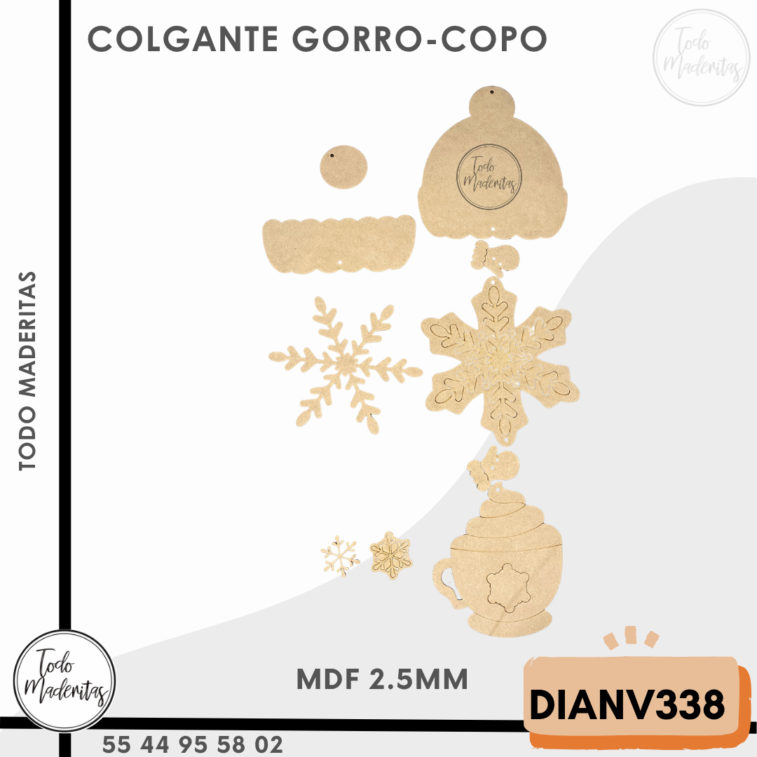 COLGANTE GORRO-COPO