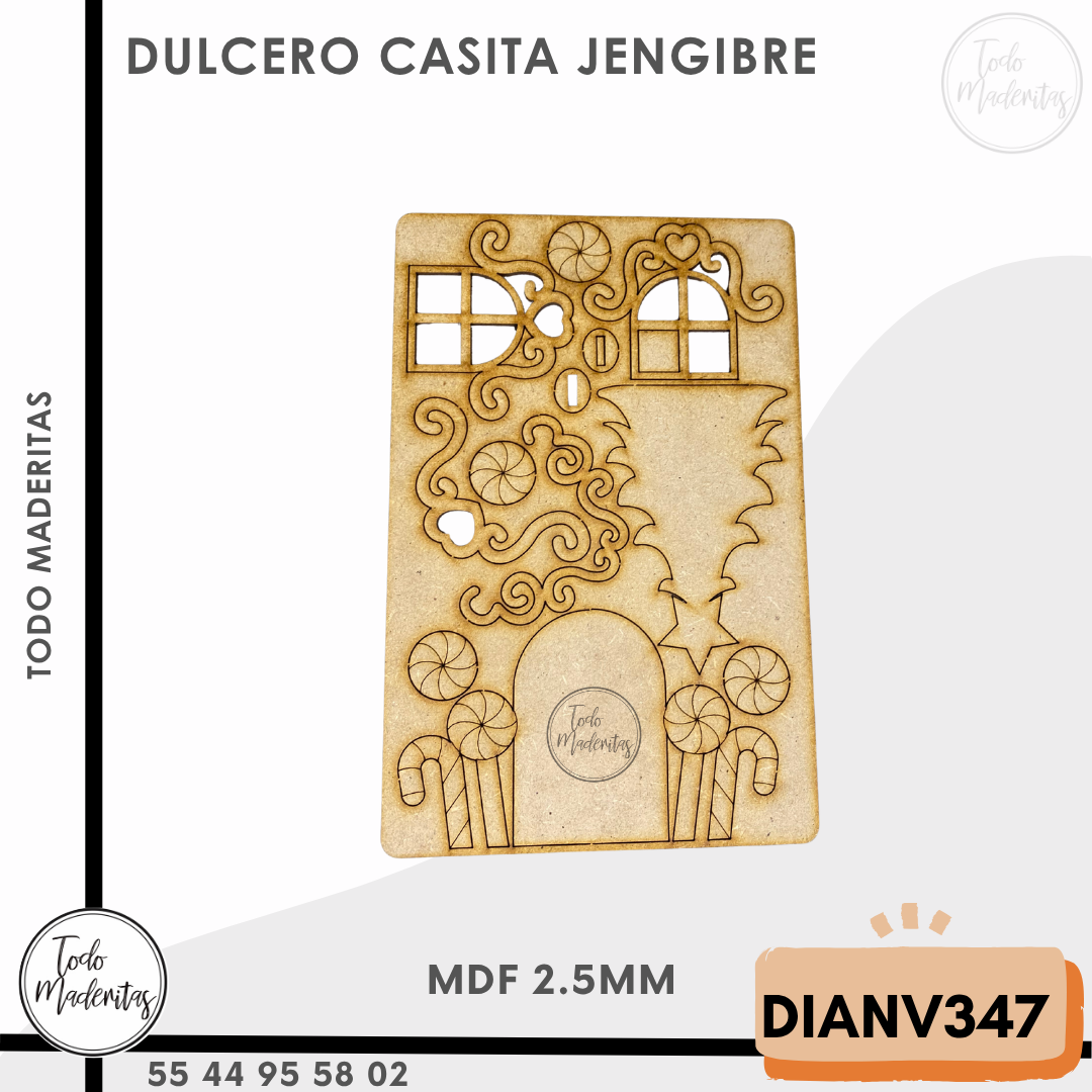 DULCERO CASITA DE JENGIBRE