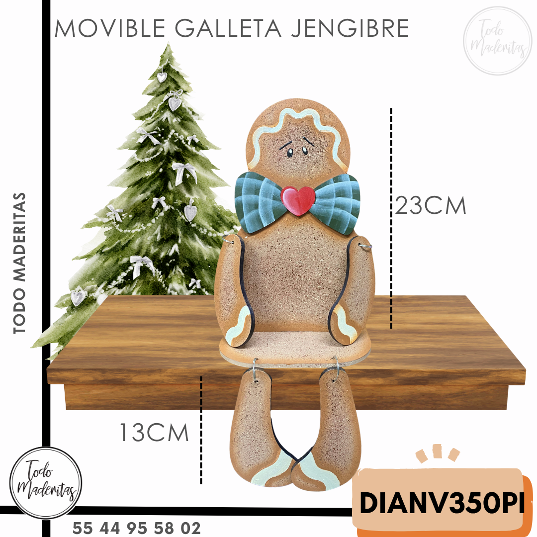 MOVIBLE GALLETA DE JENGIBRE
