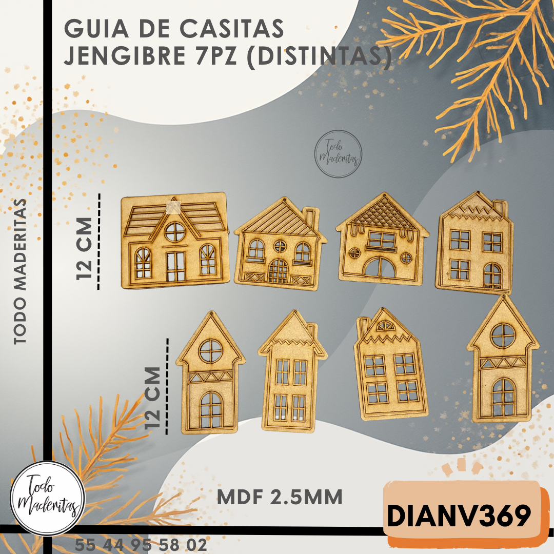 GUIA DE CASITAS DE JENGIBRE