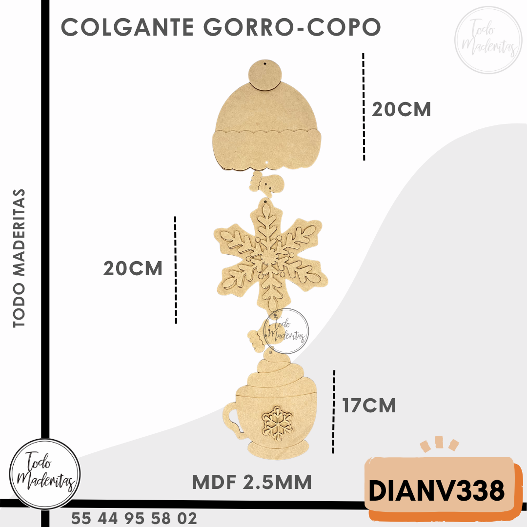 COLGANTE GORRO-COPO