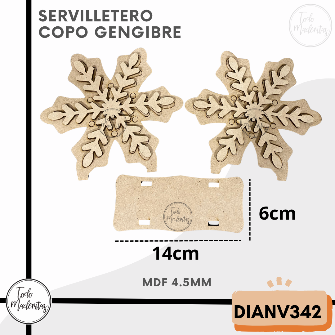 SERVILLETERO COPO GENGIBRE