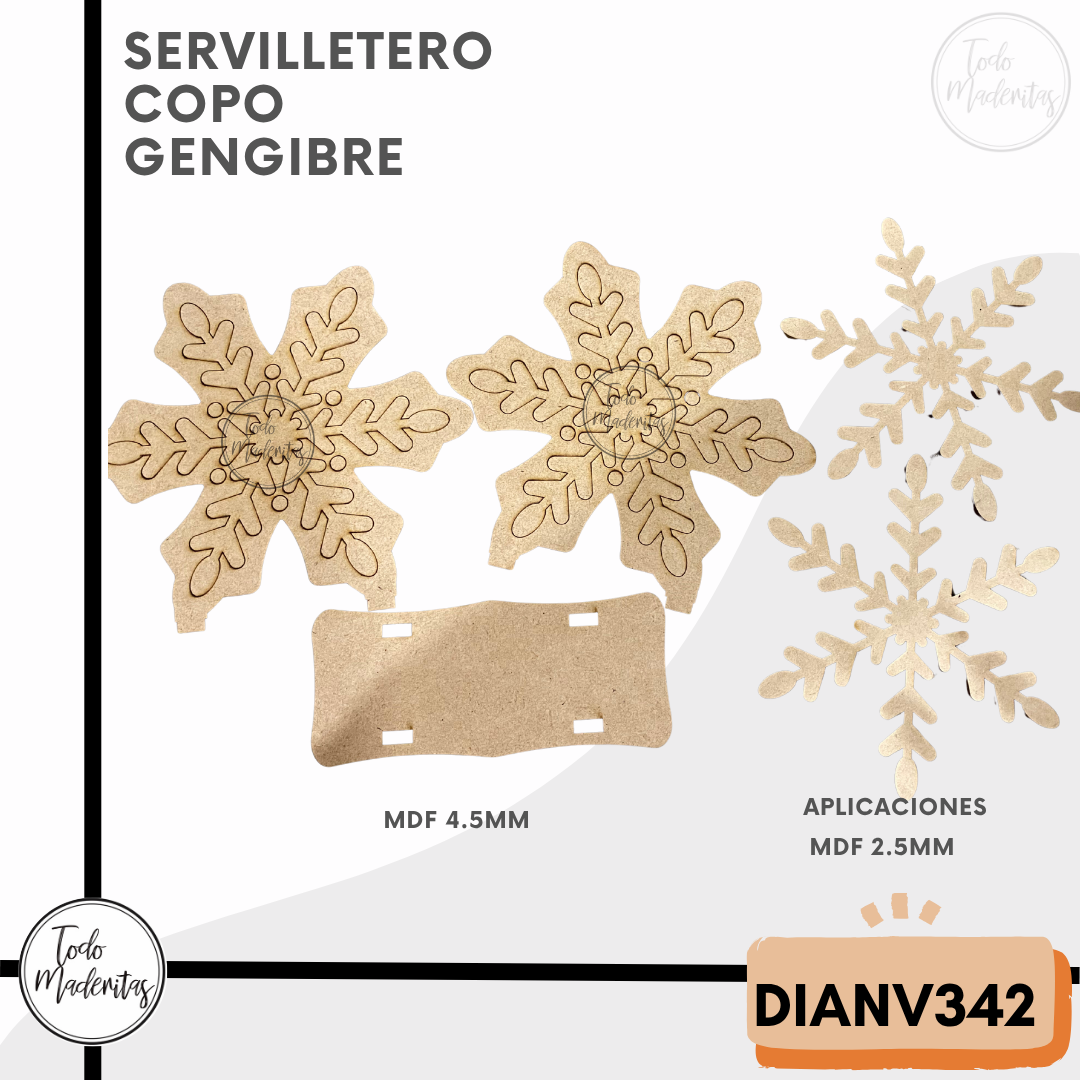 SERVILLETERO COPO GENGIBRE