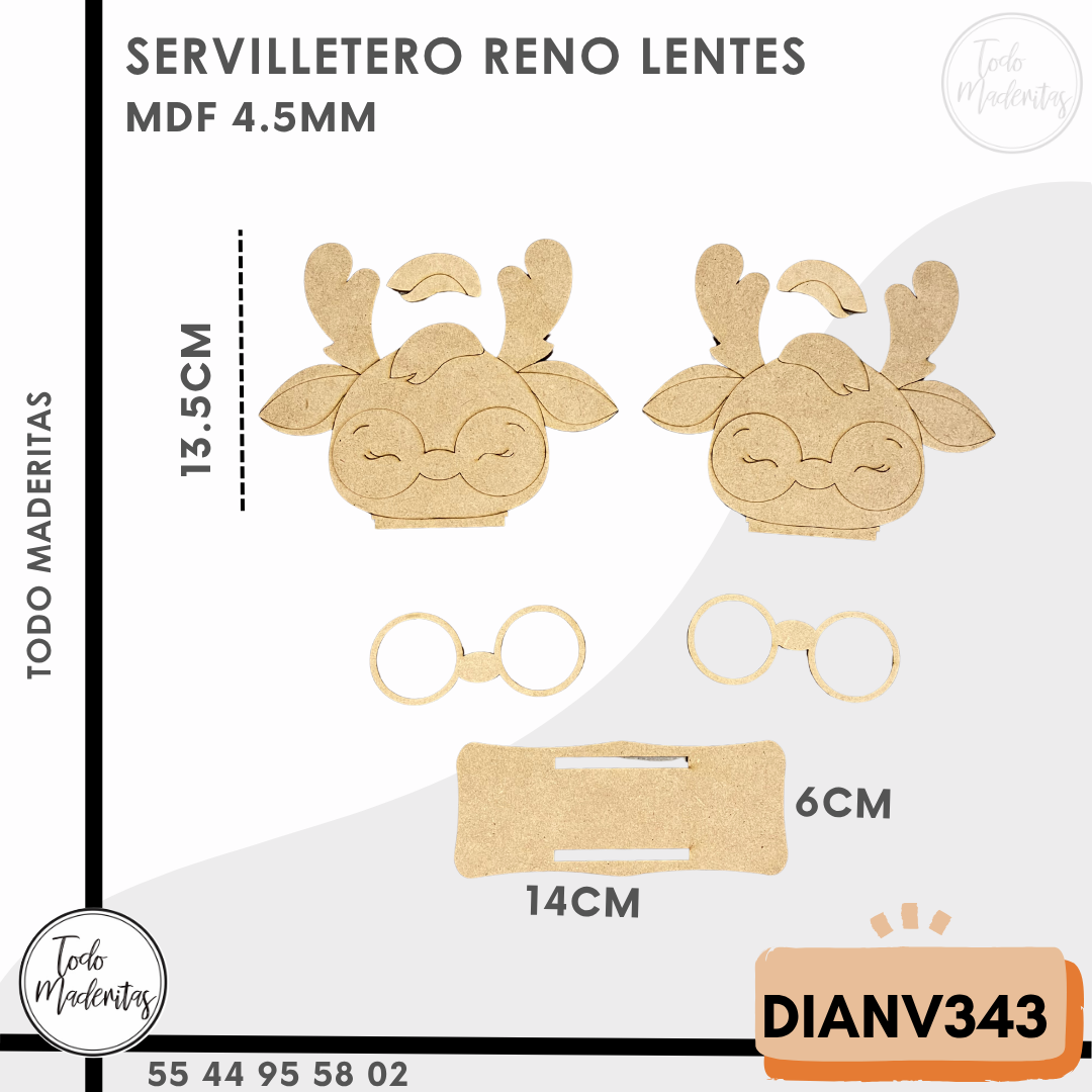 SERVILLETERO RENO LENTES