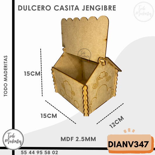 DULCERO CASITA DE JENGIBRE