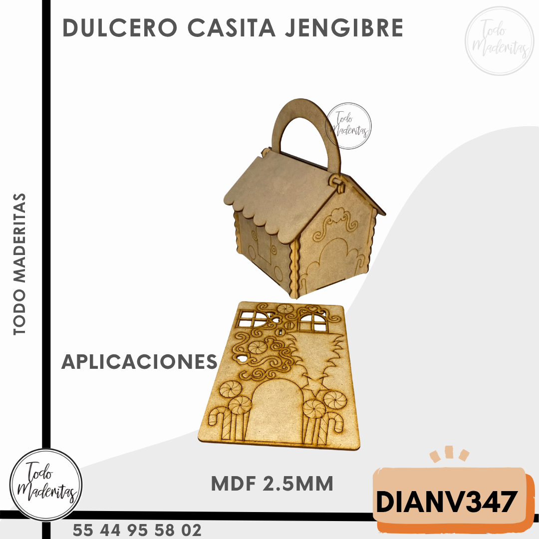 DULCERO CASITA DE JENGIBRE