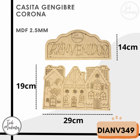 CASITA DE GENGIBRE CORONA