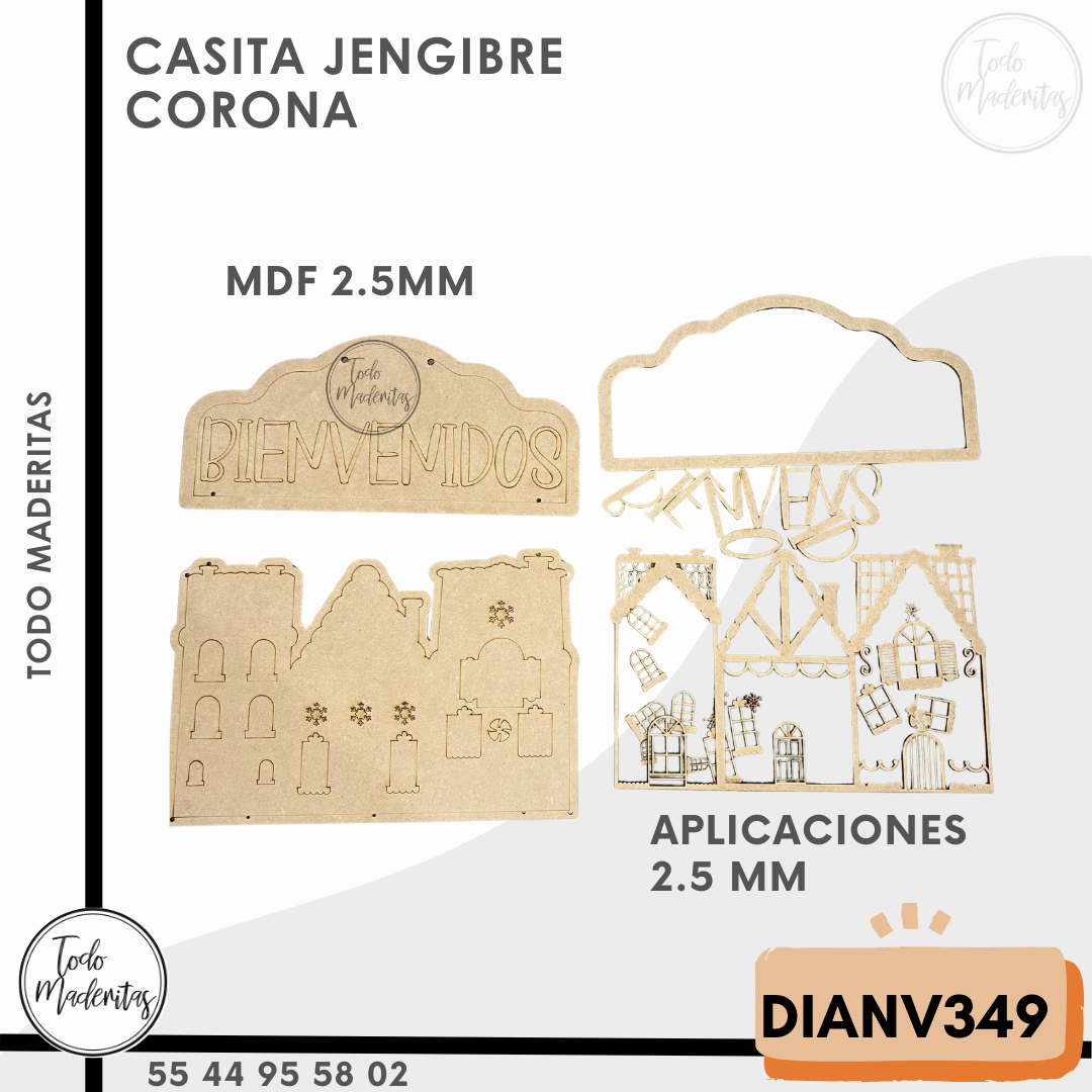 CASITA DE GENGIBRE CORONA