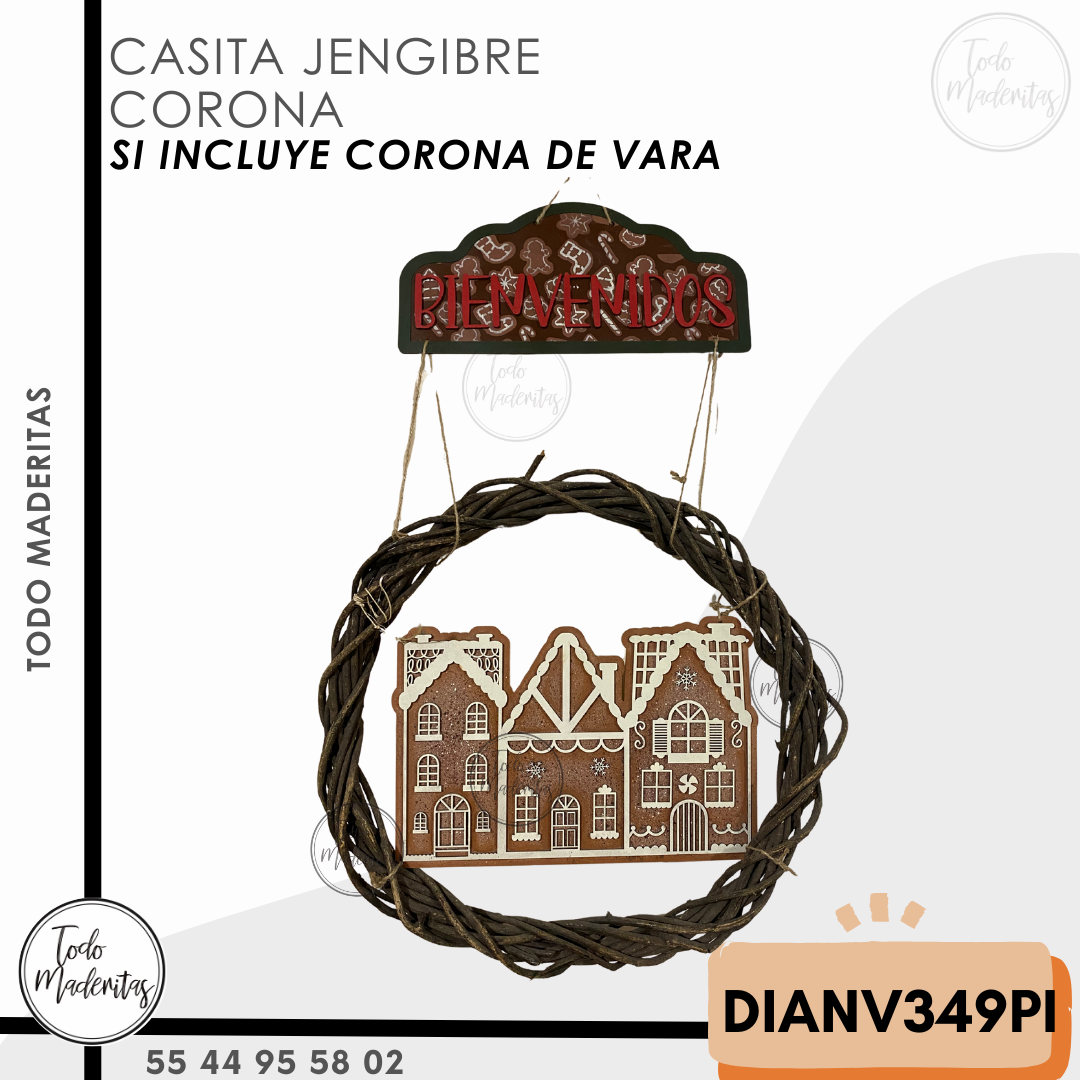 CASITA DE GENGIBRE CORONA