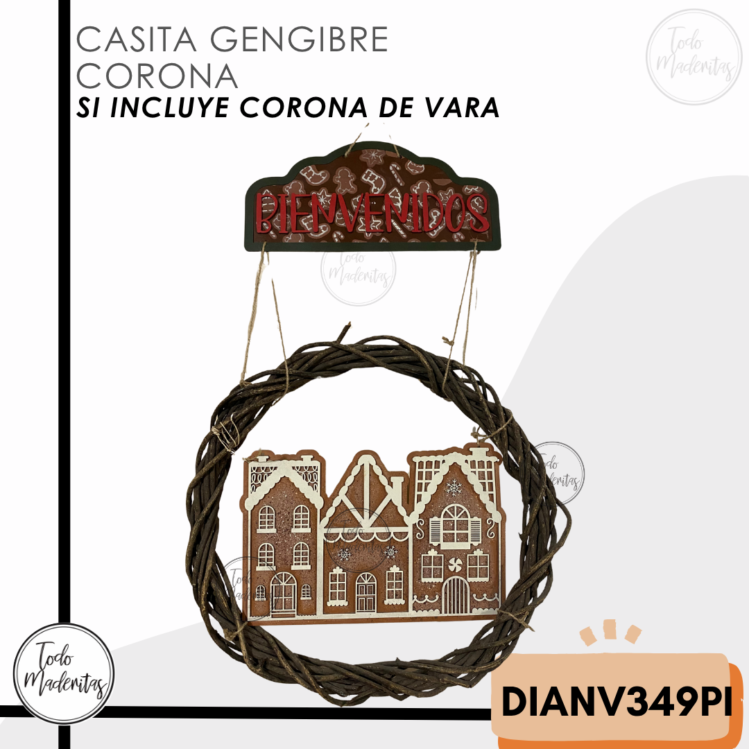 CASITA DE GENGIBRE CORONA