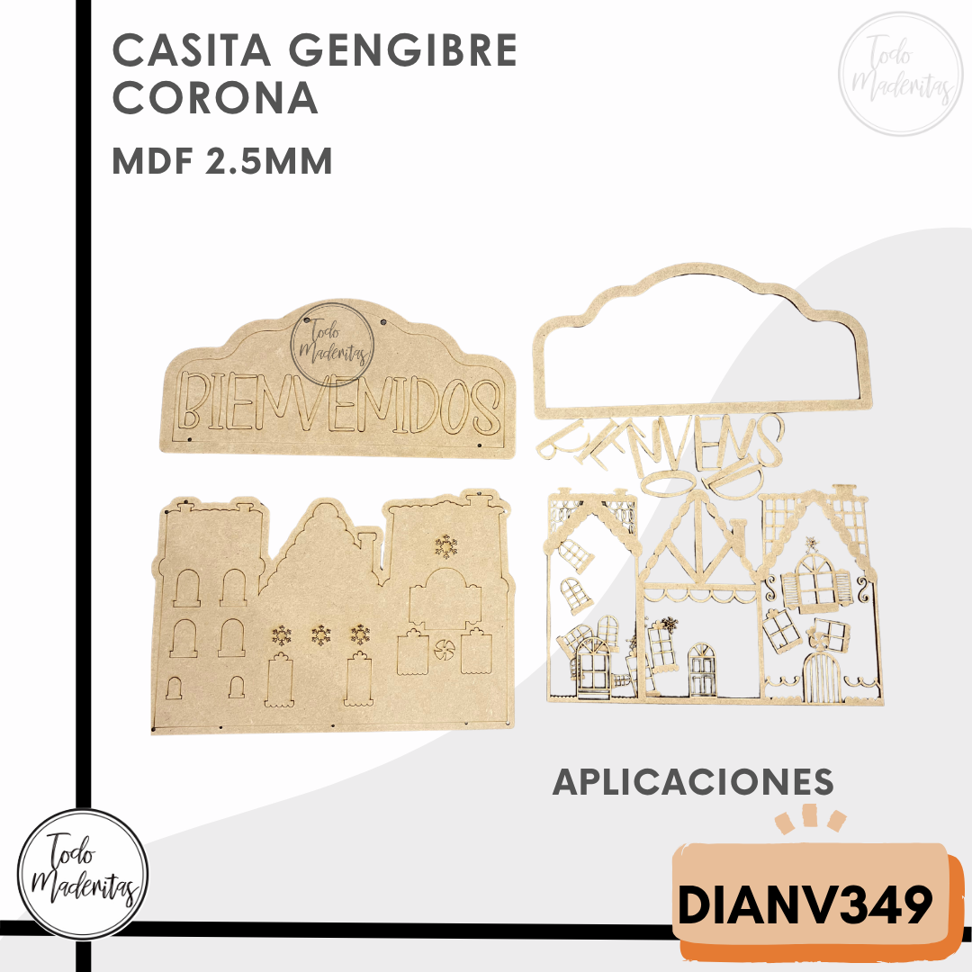 CASITA DE GENGIBRE CORONA