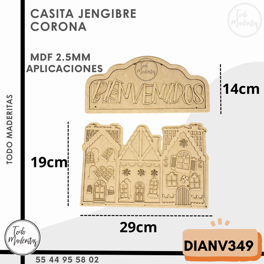 CASITA DE GENGIBRE CORONA