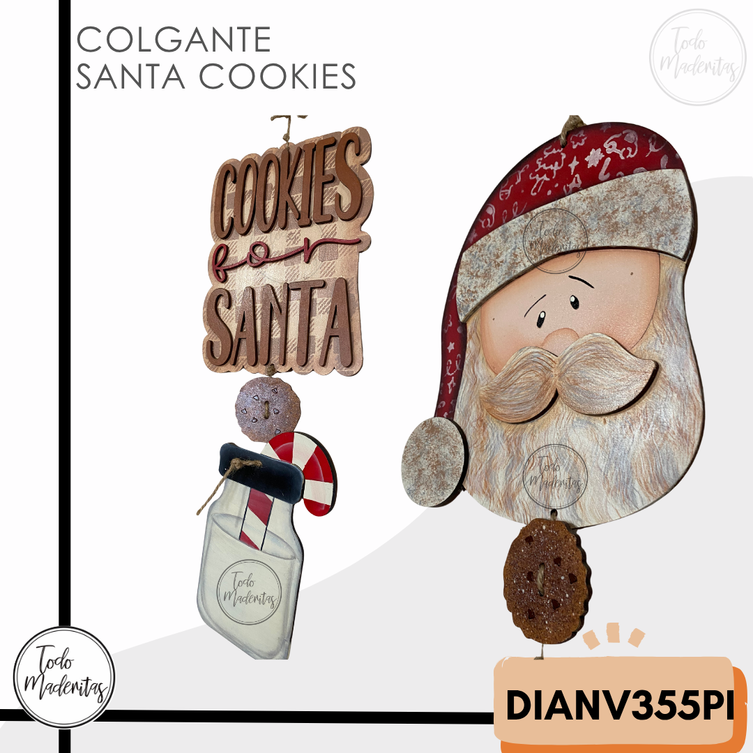 COLGANTE SANTA COOKIES