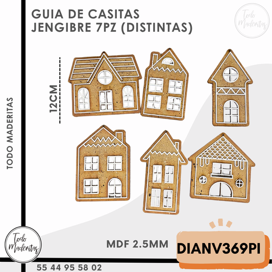 GUIA DE CASITAS DE JENGIBRE